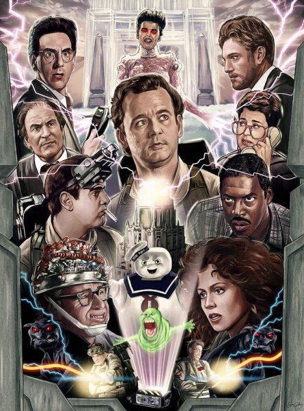 Охотники за привидениями 1984 фильм poster