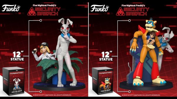 Секьюрити Брич статуя Фредди