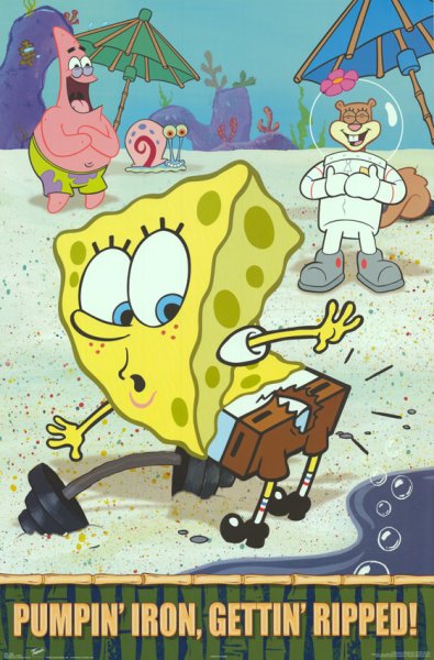 Губка Боб квадратные штаны 1999 Постер