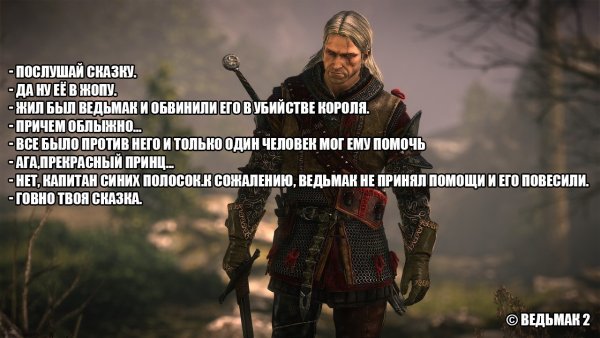 Цитаты из Ведьмака