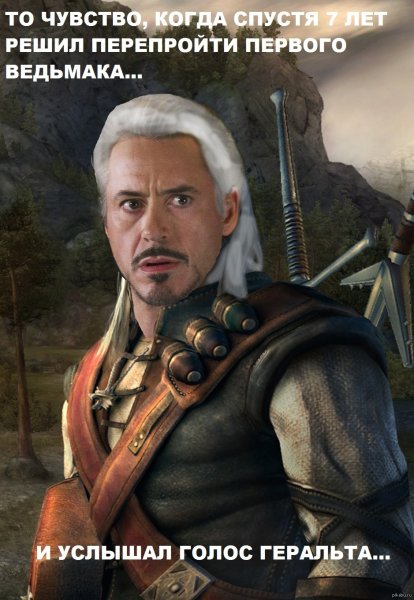 Мемы из Ведьмака