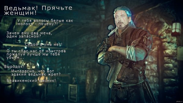 Шевелись плотва Ведьмак