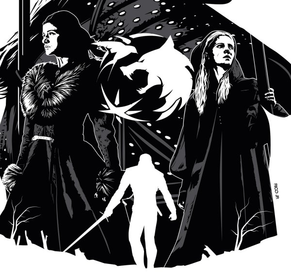 Ведьмак 3 каменные сердца Постер