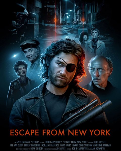 Escape from New York 1981 poster