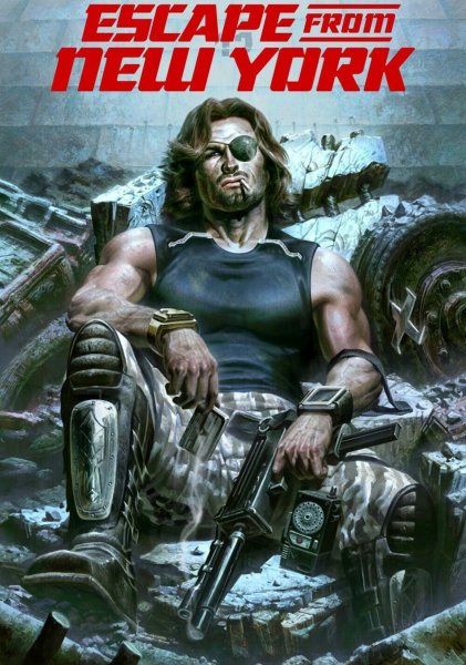 Escape from New York 1981 Art