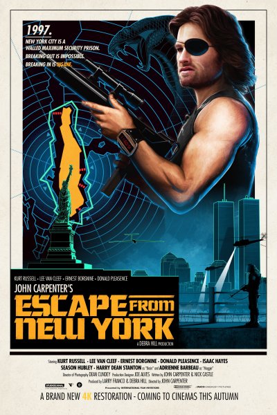 Escape from New York 1981 Art