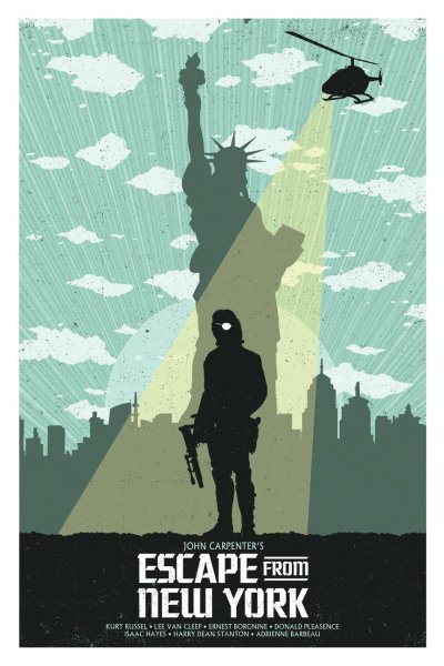 Постеры к фильму побег из Нью-Йорка