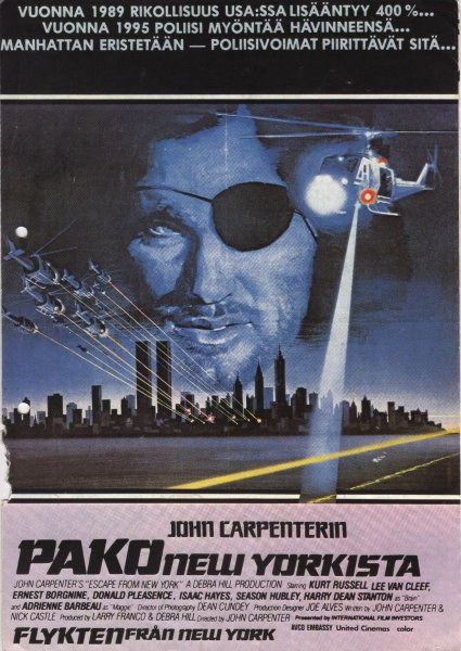 Плакат побег из Нью-Йорка