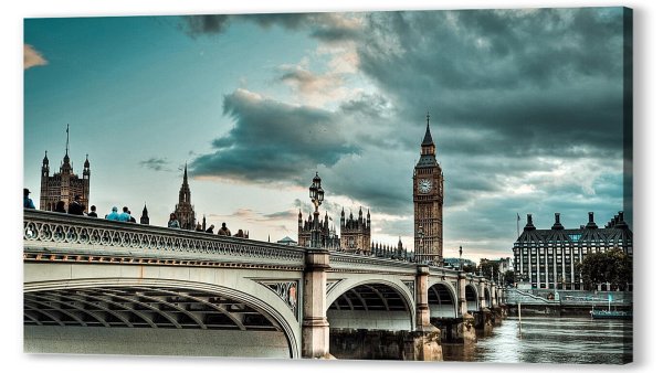 Постер Москва черно белый