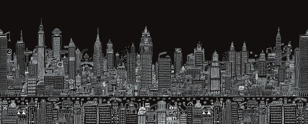 Кремль акварель