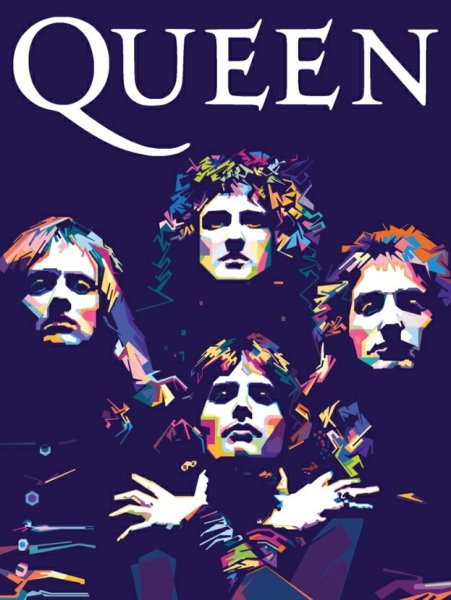 Плакат группы Queen