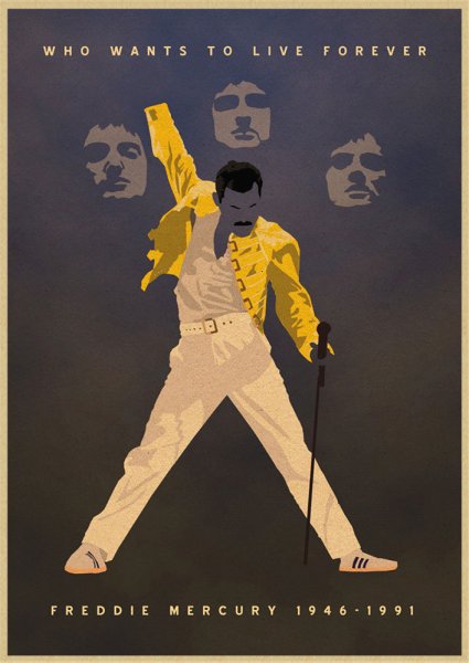 Рок-группа Queen Постер