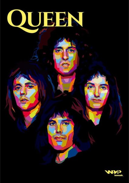 Плакат группы Queen