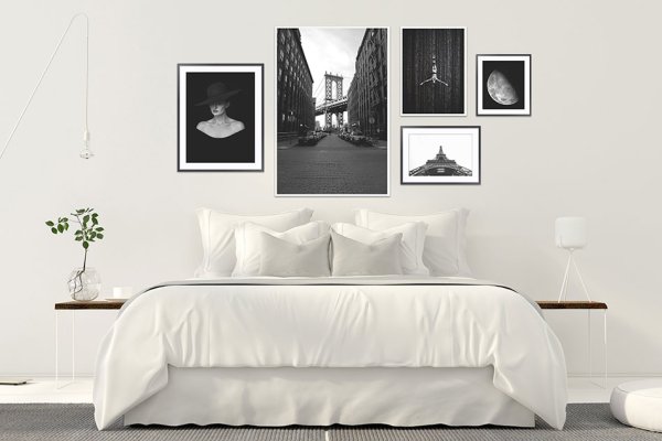 Постеры в спальню над кроватью