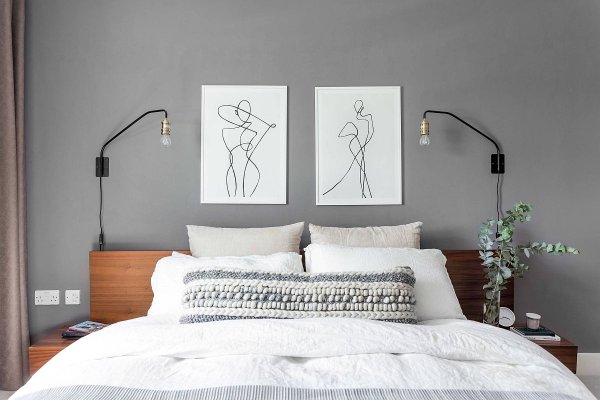 Постеры в спальню над кроватью