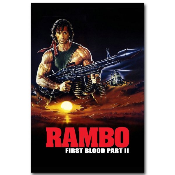 Рэмбо 2 Постер 80х