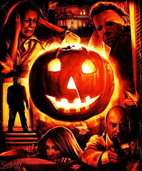 Постеры к старым фильмам ужасов