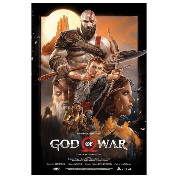 God of War 4 Постер