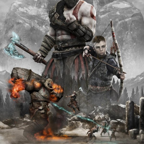 Плакат God of War