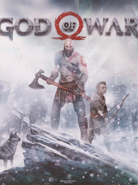 God of War 4 обложка