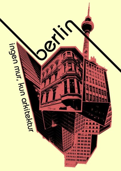 Типографика плакат архитектура