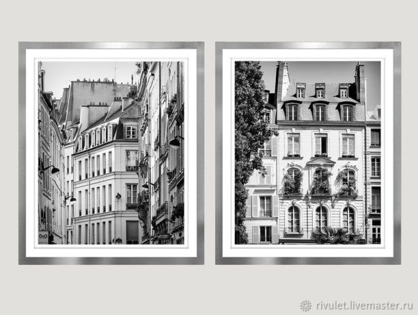 Картины архитектура черно белые