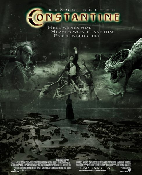 Константин Повелитель тьмы 2005 Постер
