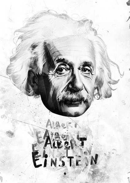 Альберт Эйнштейн арт