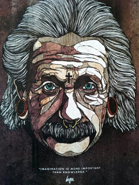 Альберт Эйнштейн плакат