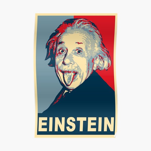Плакат Альберта Эйнштейна