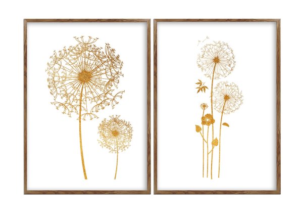 Постер "одуванчики"