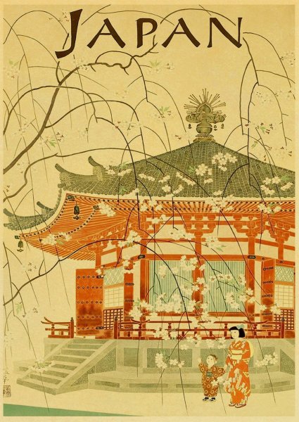 Плакаты в японском стиле