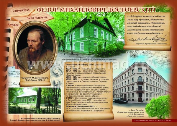 Достоевский плакат
