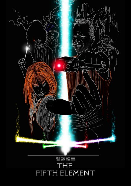 Пятый элемент фильм 1997 Постер