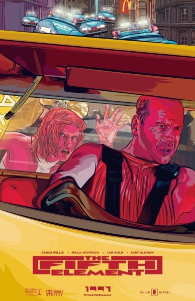 Пятый элемент 1997 Постер