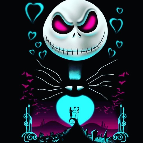 Хэллоуин тим Бертон Постер