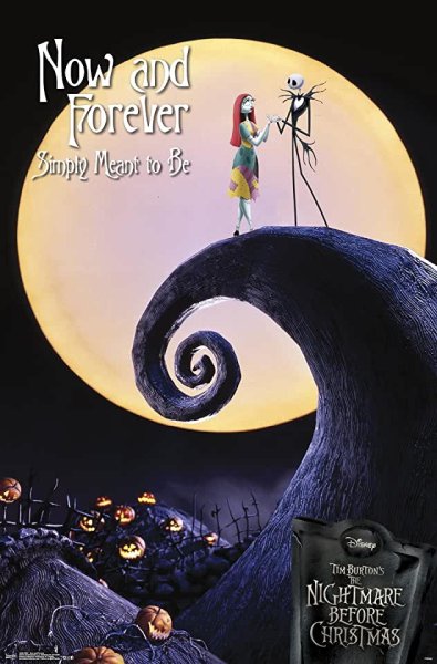 Tim Burton the Nightmare before Christmas poster