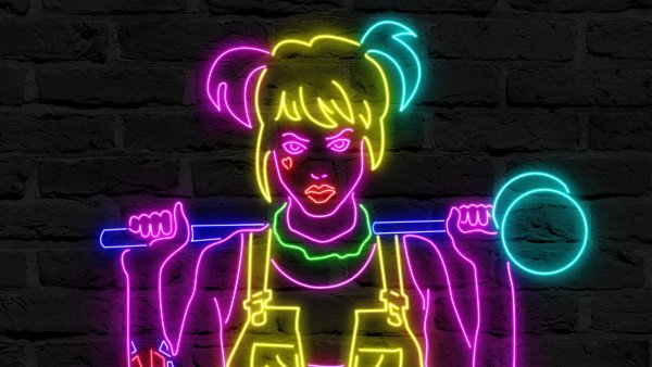 Неоновые иллюстрации