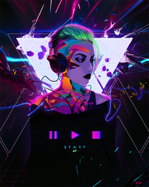 Силуэт женского тела