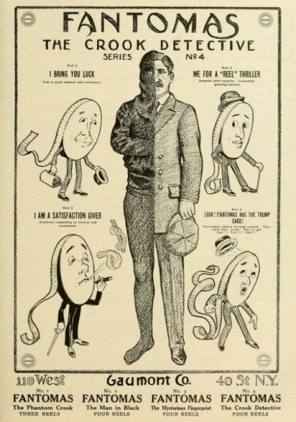 Фантомас плакат