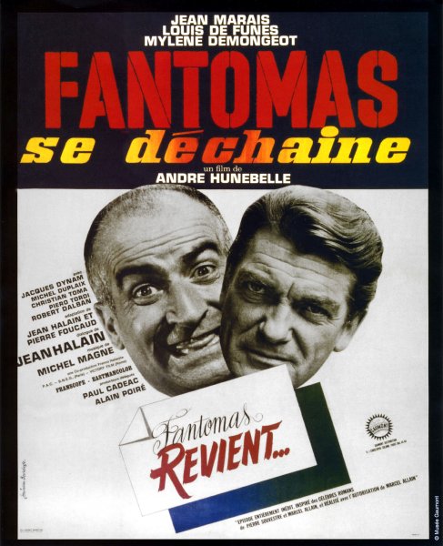 Фильм Фантомас 1964 плакат