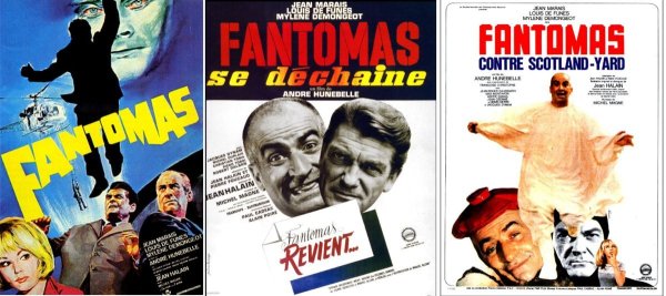 Фантомас фильм 1964 Постер