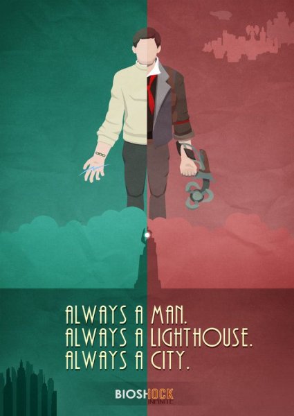 Постеры игры биошок