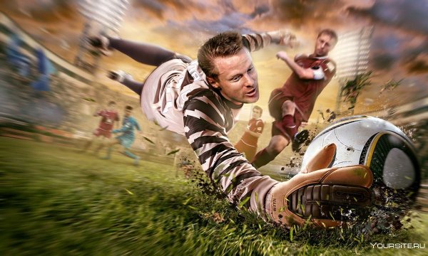 Футбольный баннер