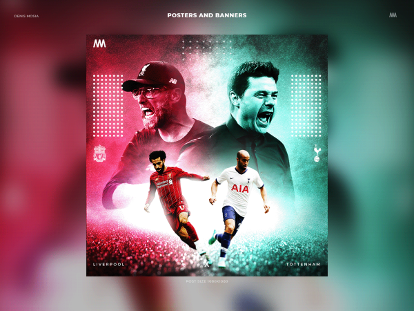 Футбольные постеры матчей