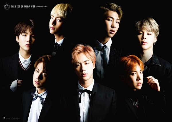 Группа БТС плакат