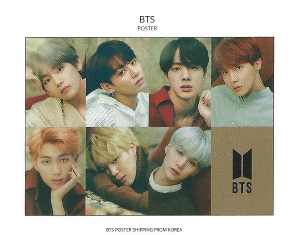 БТС участники плакат