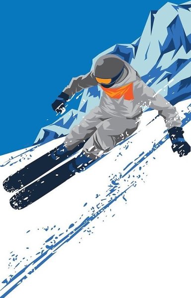 Плакат сноуборд