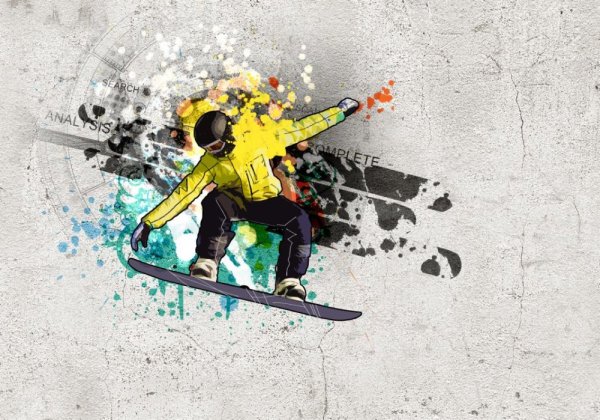 Ретро Постер Whistler Canada