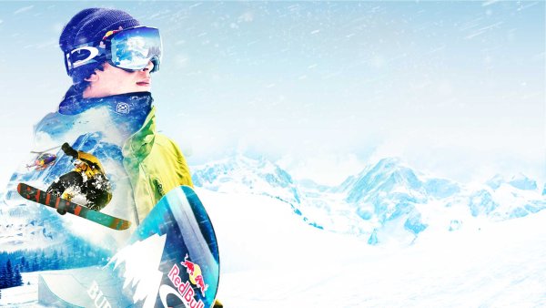 Постеры 50х70 сноубордист